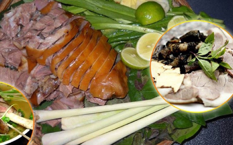 Hoàn thiện món thịt chó hấp bia