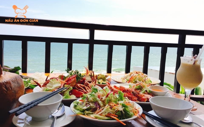 Hải sản nướng ven biển